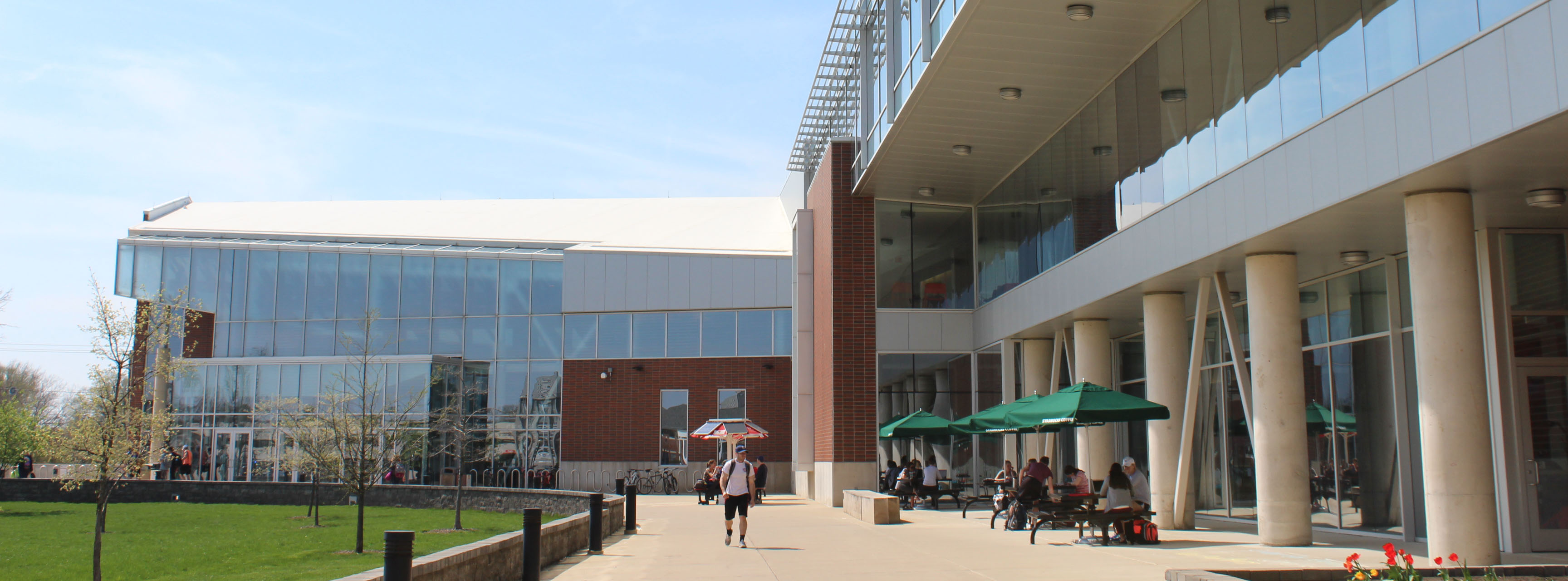 student fitness center exterior