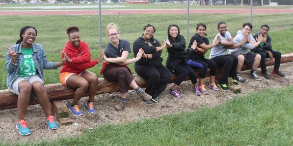 Team building participants